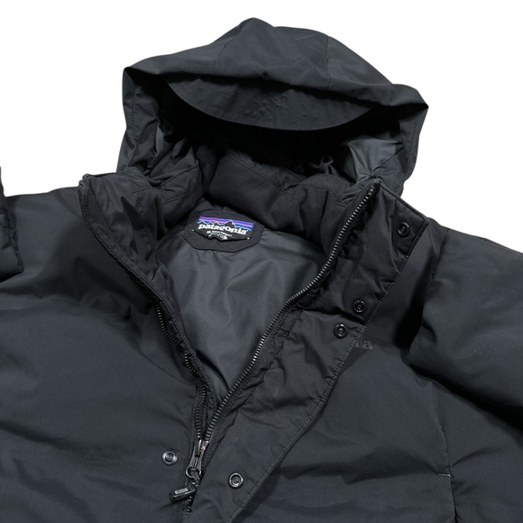 Patagonia Jackson Glacier Down Fill Insulated Puffer Coat Parka Black Mens XL - Picture 3 of 14